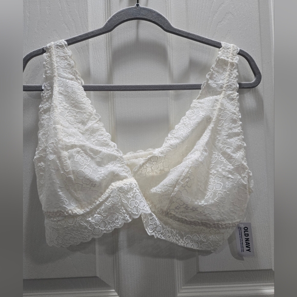 Old Navy Other - NWT Old Navy Lace Bralette French Vanilla Size 2X